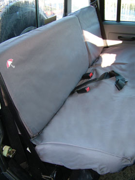 Seat Cover Rear 110 60/40 Split 1983-2007 (Britpart) DA2816GREY