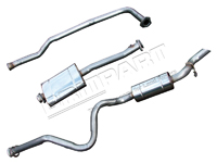 S/S Exhaust System (Double SS) Defender 110 300Tdi - DA4229