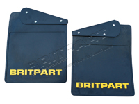 PAIR OF BRITPART MUDFLAPS (YELLOW L DA4532