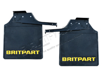 PAIR OF BRITPART MUDFLAPS (YELLOW L DA4534