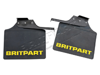 PAIR OF WIDE BRITPART MUDFLAPS (YEL DA4536