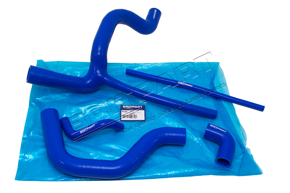 Cooling Hose Kit Blue Silicone 90/110 Defender 200Tdi (Britpart) DA4571