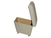 Cubby Box & Armrest FL2 Almond Leather (Britpart) DA5112