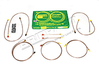 Brake Pipe Set SWB up to 1975 *see description* RHD (Britpart) Series 3 - DA7412