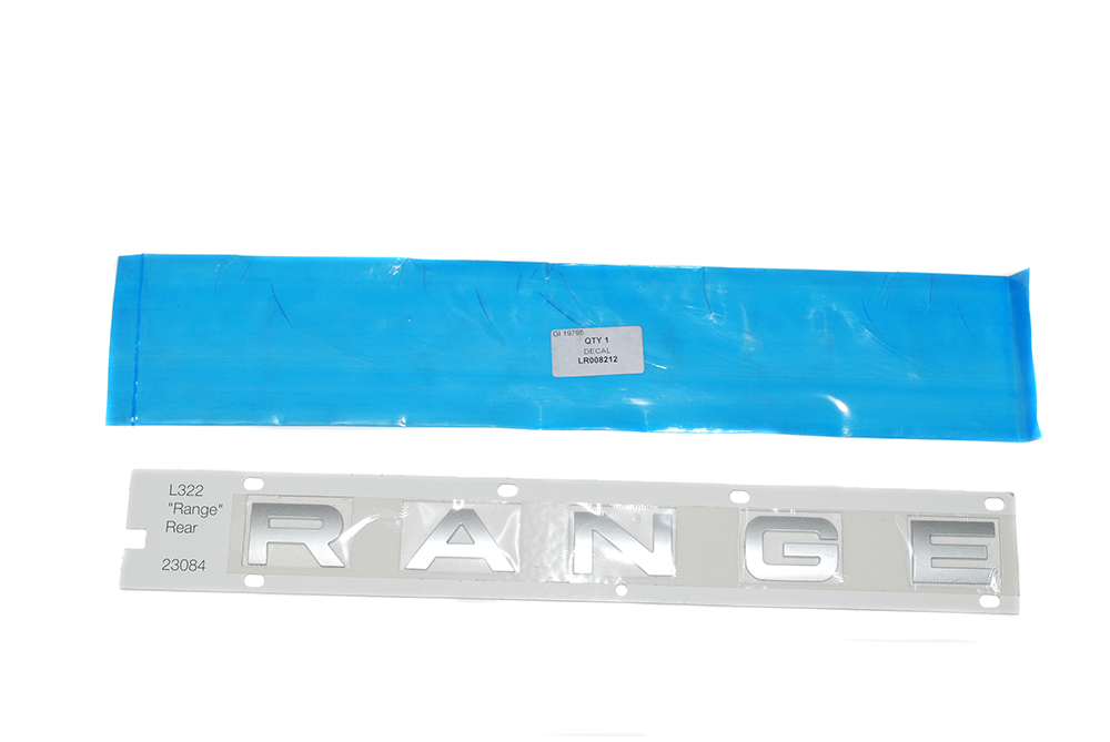 DECAL TAILGATE TITAN 'RANGE' (GENUINE) LR008212