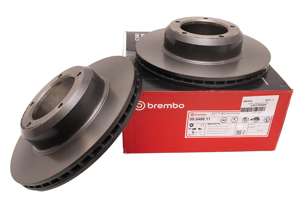 Brake Disc Front -Vented- D1 RRC DEF (Brembo) FTC902G LR017952 *Pair*