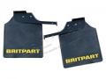 PAIR OF BRITPART MUDFLAPS (YELLOW L DA4535